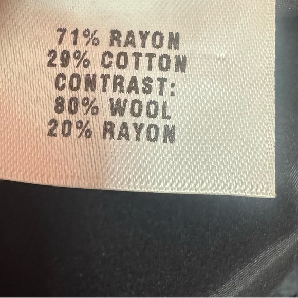 ST. JOHN Leather Trimmed Faux Fur Luxury Knit Jacket Black Tan Size Small - Picture 7 of 15